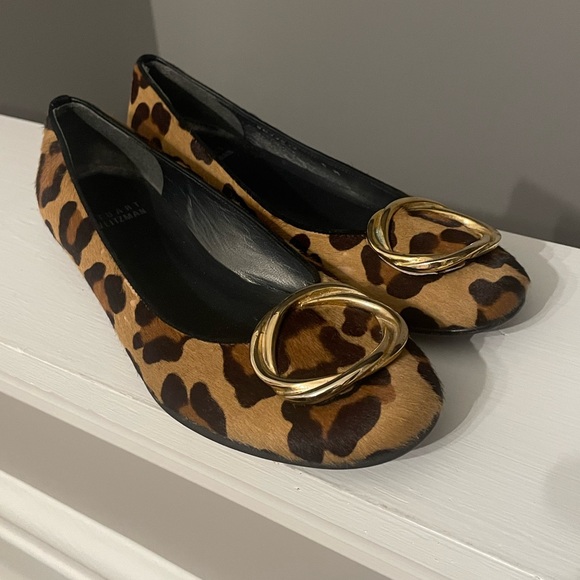 Stuart Weitzman Shoes - Stuart Weitzman Pony Hair Animal Print Shoes size 6